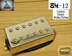 G.M.  84-12 NICKEL CUSTOM  HUMBUCKER (52MM) BRIDGE HUMBUCKER GIBSON EPIPHONE