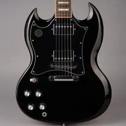 GIBSON SG STANDARD - LEFT HANDED - 2011 - EBONY BLACK W/OHSC