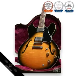 GIBSON ES335 DOT SEMIHOLLOW ELECTRIC GUITAR VINTAGE SUNBURST 1997