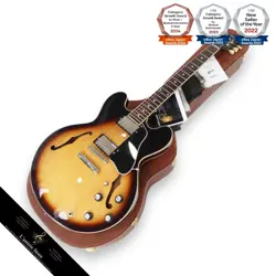 GIBSON ES335 ELECTRIC GUITAR VINTAGE BURST GLOSS SEMIHOLLOW