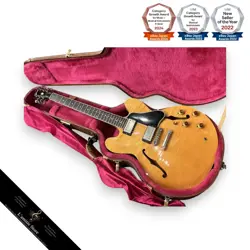 GIBSON ES335 DOT NATURAL 1993 HOLLOW ELECTRIC GUITAR 4.15KG