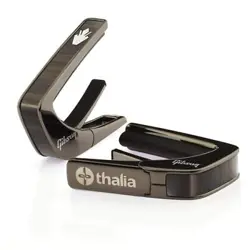 THALIA GUITAR CAPO - GIBSON HOLLY MOTHER-OF-PEARL INLAY, ROSEWOOD, BLACK CHROME