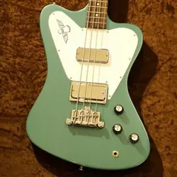 GIBSON ELECTRIC BASS NON-REVERSE THUNDERBIRD PELHUM BLUE USED WITH HARD CASE