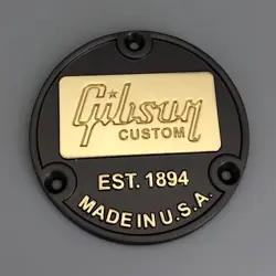 GUITAR TOGGLE SWITCH BACK PLATE FOR GIBSON CUSTOM EST.1894 BASS BLACK-GOLD