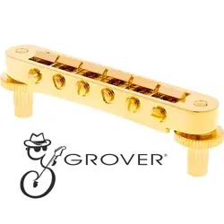 NEW GROVER NASHVILLE TUNE-O-MATIC BRIDGE FOR USA GIBSON LES PAUL/SG® 520G GOLD