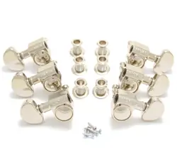 GROVER NICKEL ORIGINAL 14:1 ROTOMATIC TUNERS FOR GIBSON/EPIPHONE GUITAR 102N