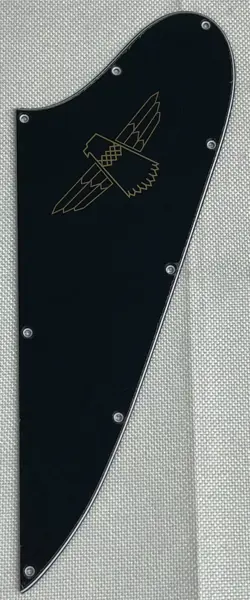 BLACK 3-PLY FOR FIT GIBSON FIREBIRD THUNDERBIRD BASS STYLE GUITAR PICKGUARD