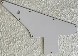 NEW GREAT-FOR GIBSON 76 EXPLORER RE-ISSUE STYLE GUITAR PICKGUARD 3 PLY WHITE