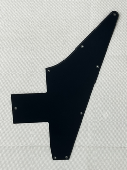 BLACK 1-PLY FOR GIBSON 76 EXPLORER RE-ISSUE BLANK STYLE GUITAR PICKGUARD