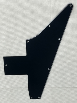 BLACK 3-PLY FOR GIBSON 76 EXPLORER RE-ISSUE BLANK STYLE GUITAR PICKGUARD