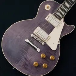 GIBSON EXCLUSIVE LES PAUL STANDARD '50S FIGURED TOP -TRANSLUCENT BLACK- *UC251