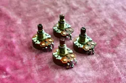 VINTAGE 1966 GIBSON CTS 500K MATCHED POT SET - VOLUME / TONE - ES-335 PAF 1965