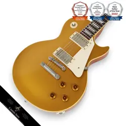 GIBSON CUSTOM SHOP 1957 LES PAUL REISSUE GOLD TOP ELECTRIC GUITAR 2002
