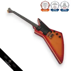 GIBSON THE EXPLORER ACB 1983 ELECTRIC GUITAR MAPLE TOP W/ CASE