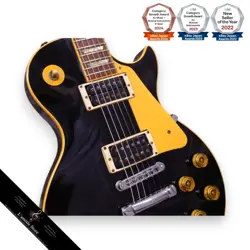 GIBSON 1978 LES PAUL STANDARD EBONY MAPLE TOP MAHOGANY BODY ELECTRIC GUITAR