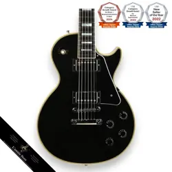 GIBSON 1995 LES PAUL CUSTOM ELECTRIC GUITAR EBONY VINTAGE