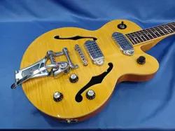 GIBSON EPIPHONE WILDKAT BIGSBY SEMI-HOLLOW P90 STEAMPUNK SETZER