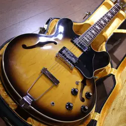 GIBSON ES-335TD 1974  1975 MAHOGANY NECK BLOCK INLAY SUNBURST