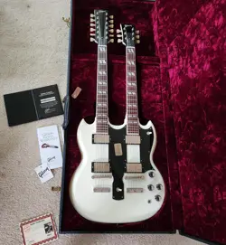 WHITE DOUBLE NECK