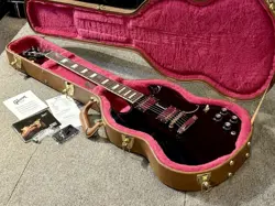GIBSON2016 LIMITED RUN SG '61 REISSUE EBONY W/HARD CASE USED