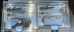 SET OF 2 GIBSON BURSTBUCKER PRO HUMBUCKER PICKUPS NICKEL COVER NECK & BRIDGE