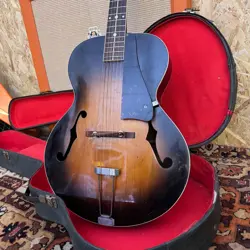 VINTAGE 1930S 1934 CROMWELL BY GIBSON G4 (PRE CATALOG) SUNBURST ARCHTOP GUITAR