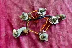 VINTAGE 1961 GIBSON SG LES PAUL STANDARD WIRING HARNESS CENTRALAB CUSTOM 100%
