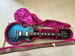 GIBSON LES PAUL STUDIO ELECTRIC GUITAR RARE COLOR GREEN BLUE