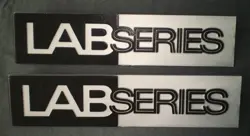 2-GIBSON LAB SERIES NAMEPLATES FROM 1970S AND 80S OEM NOS PARTS FITS MOST MODELS