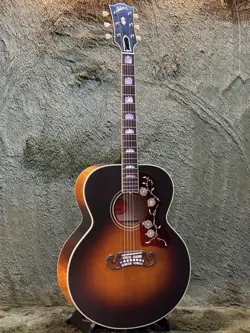 GIBSON HISTORIC COLLECTION 1957 SJ 200 VINTAGE SUNBURST 21824009 0 INTEREST UP T