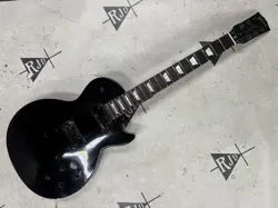 2008 GIBSON LES PAUL STUDIO ELECTRIC GUITAR HUSK BLACK REPAIRED
