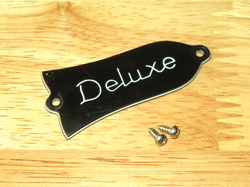 GIBSON 1974 BLACK 3 PLY LES PAUL DELUXE TRUSS ROD COVER