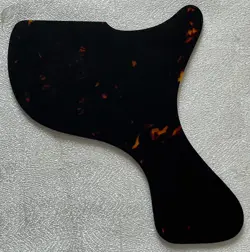 CUSTOM FOR GIBSON LES PAUL JUNIOR 1958 DC NO HOLE GUITAR PICKGUARD BROWN