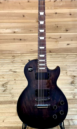 GIBSON LES PAUL JUNIOR CHOCOLATE WOOD 6 STRING ELECTRIC GUITAR MINT!!