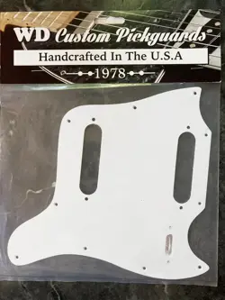 WHITE PICKGUARD FOR '65-'67 SG STYLE GIBSON MELODY MAKER D MADE IN USA