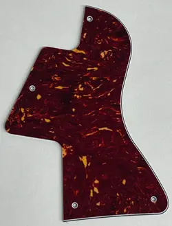 CUSTOM FOR GIBSON LES PAUL SPECIAL-P90 STYLE GUITAR PICKGUARD 4-PLY RED TORTOISE