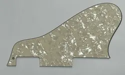 CUSTOM FOR GIBSON ES-335 LONG STYLE GUITAR PICKGUARD 4-PLY IVORY WHITE PEARL