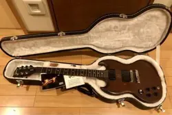 GIBSON USA ELECTRIC GUITAR SGJ LEFTY W/HARD CASE MANUAL WRENCH USED PRODUCT