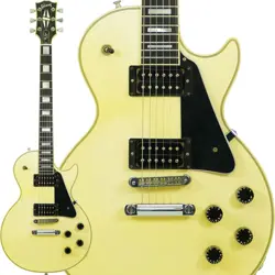 GIBSON LES PAUL CUSTOM W/CHROME HARDWARE ALPINE WHITE USED 2001 NO.RG2345