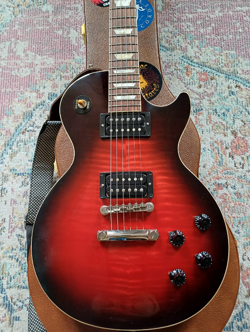 2020 GIBSON SLASH COLLECTION LES PAUL STANDARD VERMILLION BURST