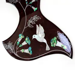 FOR GIBSON HUMMINGBIRD ACOUSTIC GUITAR PICKGUARD SELF ADHENSIVE THICKNESS 2 MM