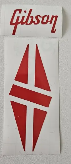 RED DIE-CUT VINYL