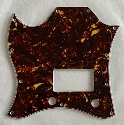 LEFTHAND GUITAR PICKGUARD FOR GIBSON SG STANDARD SINGLE HUMBUCKER,BROWN TORTOISE