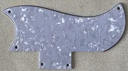 CUSTOM FOR GIBSON SG 61 REISSUE STYLE GUITAR PICKGUARD 4-PLY WHITE PEARL