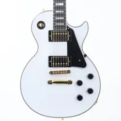 EPIPHONE INSPIRED BY GIBSON CUSTOM LES PAUL CUSTOM ALPINE WHITE #GG2KJ