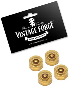 GOLD SPEED KNOBS FOR GIBSON USA LES PAUL GUITAR POTS (SET OF 4) RECESSED *NEW*