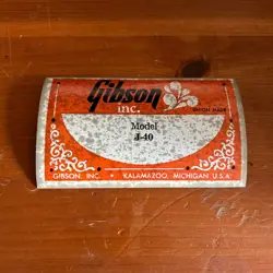 EARLY 1970'S GIBSON J-40 SOUNDHOLE LABEL NEW OLD STOCK !