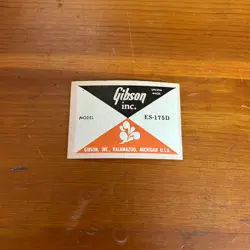 ES-175D SOUNDHOLE LABEL