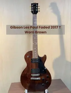 GIBSON LES PAUL FADED 2017 T WORN BROWN SAFE PACKING!
