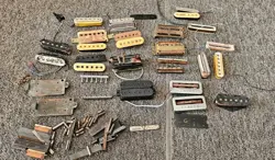 50S 60S LOT OF GUITAR PICKUPS PARTS GIBSON, GRETSCH, FENDER BITS PROJECT REPAIR!